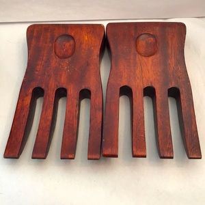 Wooden Utensil Salad Forks